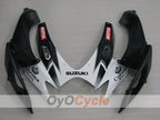 Injection Fairing kit for 06-07 GSX R600 - White, Black - Corona, MOTUL #OYO87901434