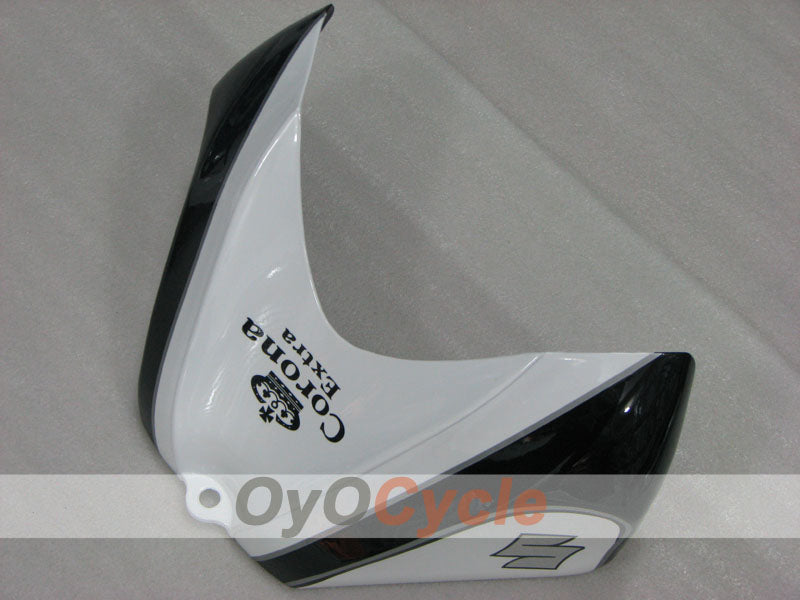 Injection Fairing kit for 06-07 GSX R600 - White, Black - Corona, MOTUL #OYO87901434