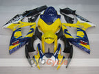 Injection Fairing kit for 06-07 GSX R600 - Yellow, Blue - Corona, MOTUL #OYO87901435