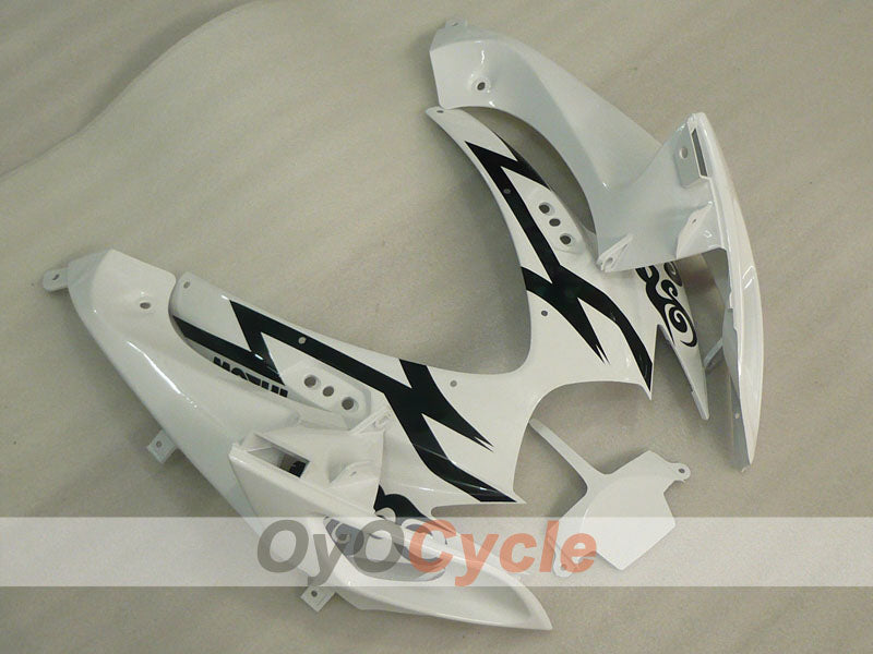 Injection Fairing kit for 06-07 GSX R750 - White, Black - Corona #OYO87901272