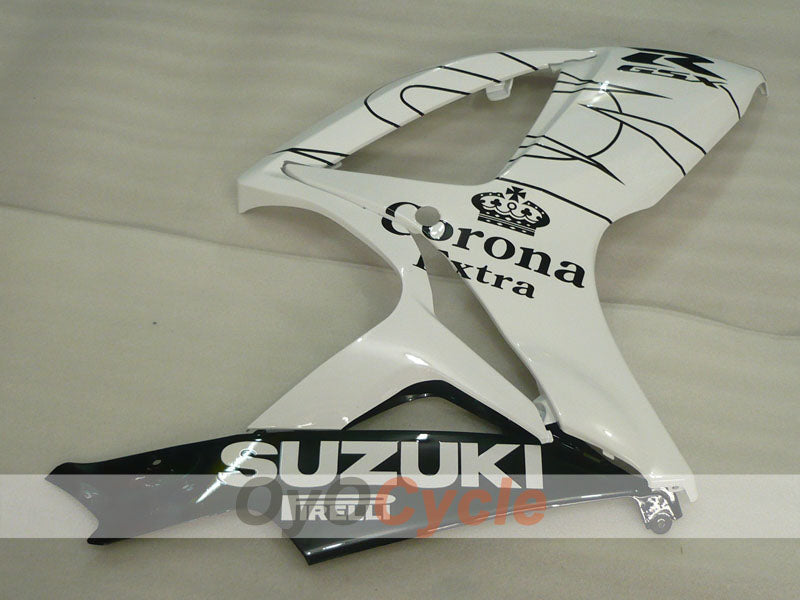 Injection Fairing kit for 06-07 GSX R750 - White, Black - Corona #OYO87901272