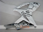 Injection Fairing kit for 06-07 GSX R600 - White, Black - Corona #OYO87901446