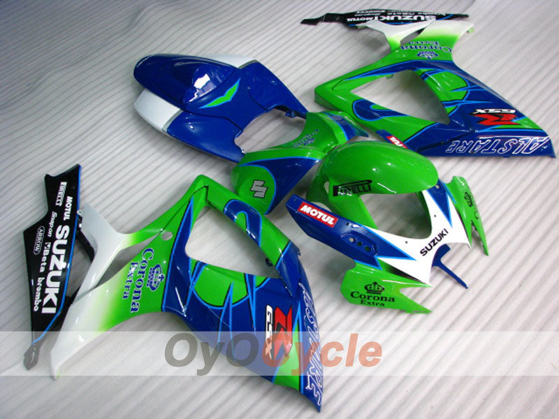 Injection Fairing kit for 06-07 GSX R600 - Green, Blue - Corona #OYO87901453