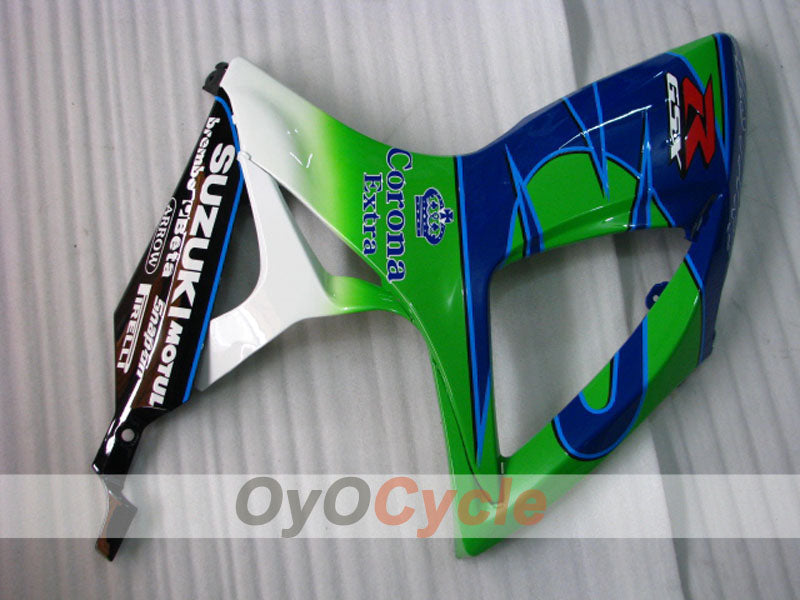 Injection Fairing kit for 06-07 GSX R600 - Green, Blue - Corona #OYO87901453