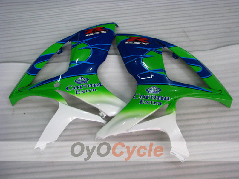 Injection Fairing kit for 06-07 GSX R600 - Green, Blue - Corona #OYO87901453