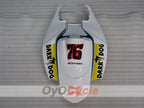 Injection Fairing kit for 06-07 GSX R600 - White, Black - Dark Dog #OYO87901461