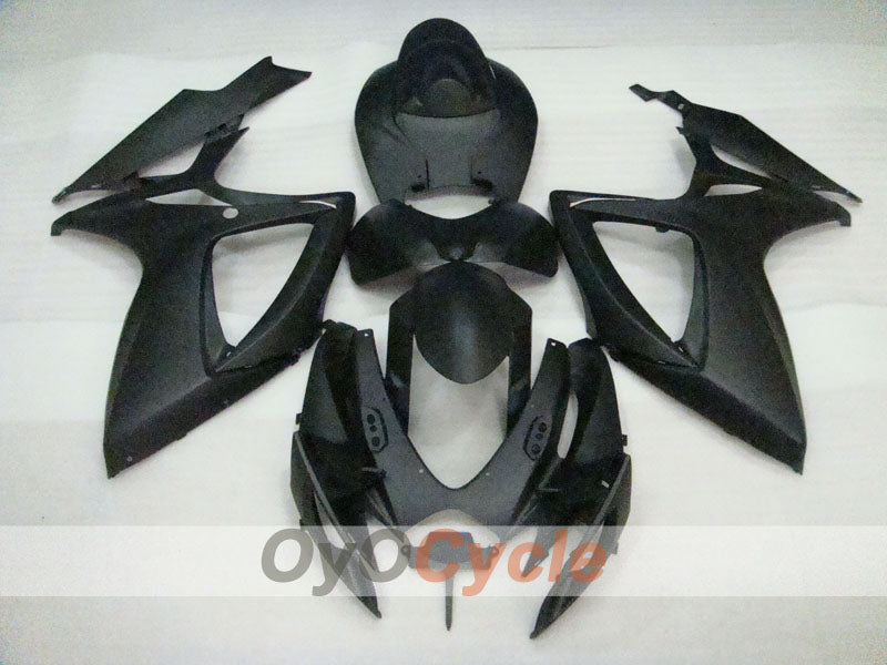 Injection Fairing kit for 06-07 GSX R600 - Black, Matte - Factory Style #OYO87901488 Secondary image