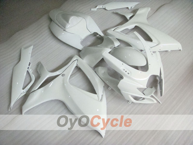 Injection Fairing kit for 06-07 GSX R600 - White - Factory Style #OYO87901490 Main image