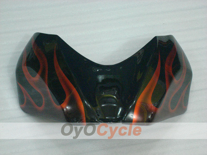 Injection Fairing kit for 06-07 GSX R600 - Orange, Black - Flame #OYO87901497
