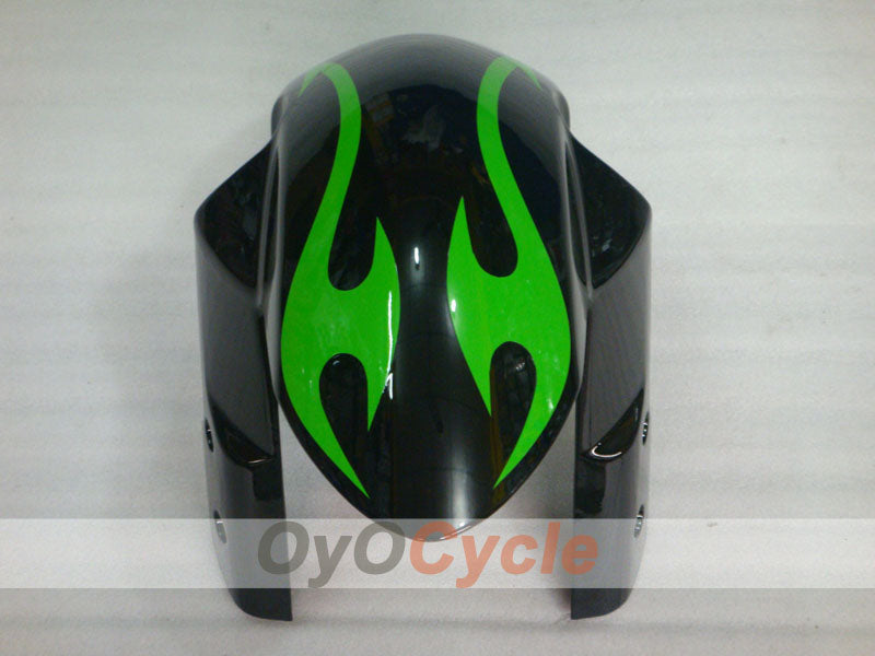 Injection Fairing kit for 06-07 GSX R750 - Green, Black - Flame #OYO87901293