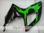 Injection Fairing kit for 06-07 GSX R750 - Green, Black - Flame #OYO87901293