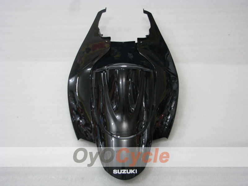Injection Fairing kit for 06-07 GSX R750 - Black, Silver - Flame #OYO87901297