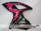 Injection Fairing kit for 06-07 GSX R750 - Black, Pink - Flame #OYO87901298