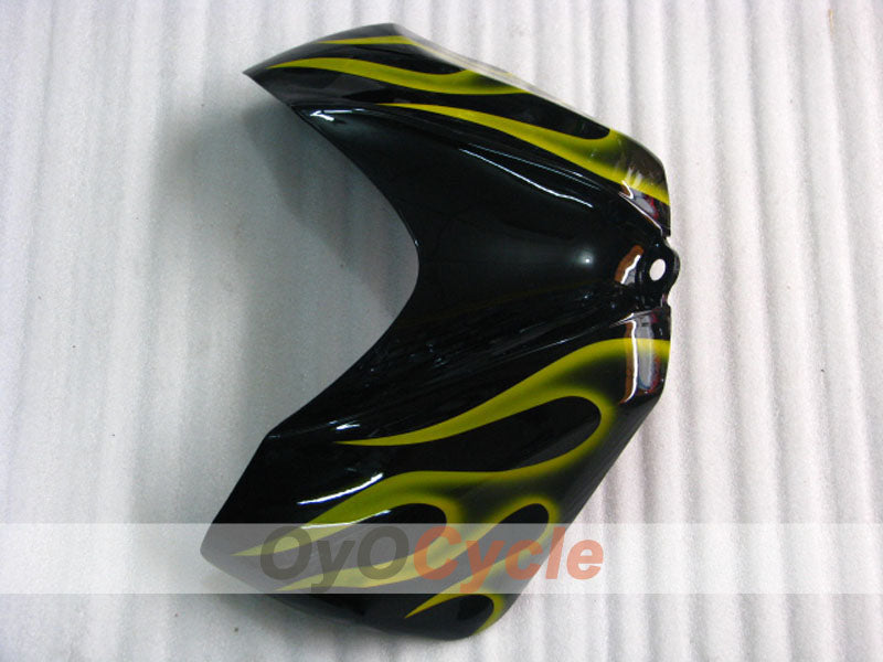 Injection Fairing kit for 06-07 GSX R600 - Yellow, Black - Flame #OYO87901504