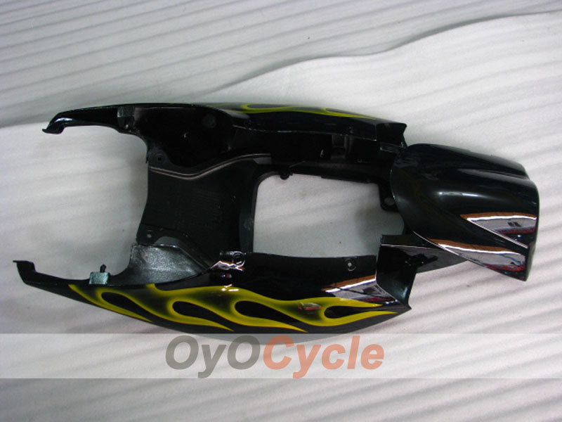 Injection Fairing kit for 06-07 GSX R600 - Yellow, Black - Flame #OYO87901504