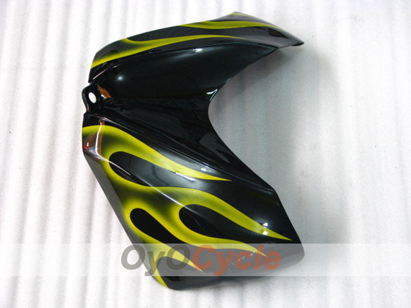 Injection Fairing kit for 06-07 GSX R750 - Yellow, Black - Flame #OYO87901299