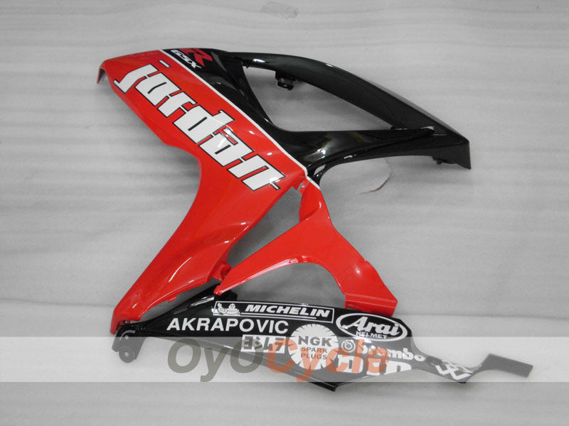 Injection Fairing kit for 06-07 GSX R600 - Red, Black - Jordan #OYO87901505