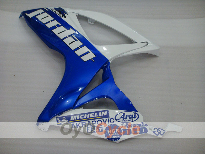 Injection Fairing kit for 06-07 GSX R750 - Blue, White - Jordan #OYO87901302