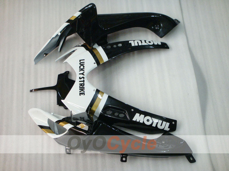 Injection Fairing kit for 06-07 GSX R600 - White, Black - Lucky Strike, MICHELIN, MOTUL #OYO87901515
