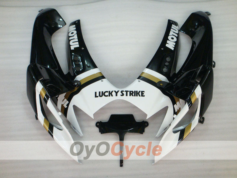 Injection Fairing kit for 06-07 GSX R600 - White, Black - Lucky Strike, MICHELIN, MOTUL #OYO87901515