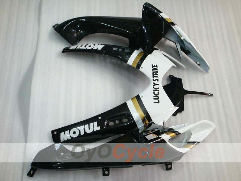 Injection Fairing kit for 06-07 GSX R600 - White, Black - Lucky Strike, MICHELIN, MOTUL #OYO87901515
