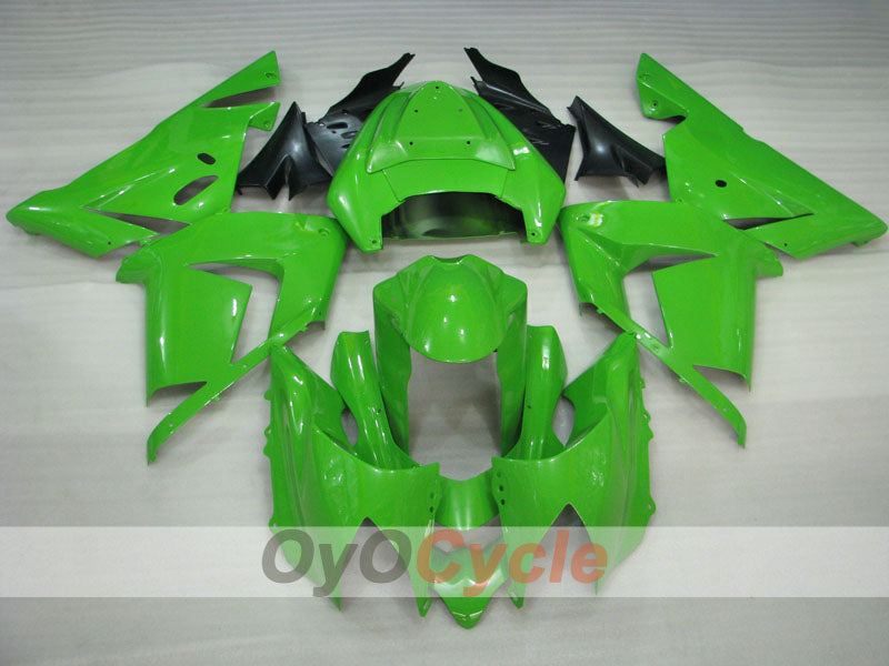 Injection Fairing kit for 04-05 NINJA ZX-10R - Green, Black - Factory Style #OYO87901516