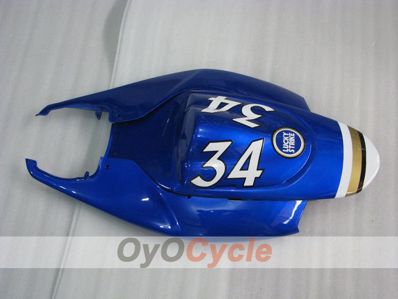 Injection Fairing kit for 06-07 GSX R750 - Blue, White - Lucky Strike #OYO87901310