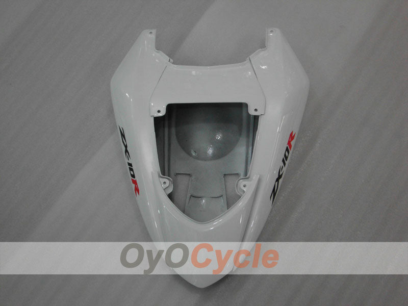 Injection Fairing kit for 04-05 NINJA ZX-10R - White, Black - Factory Style #OYO87901522