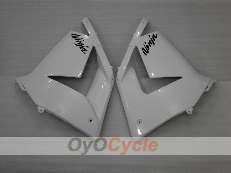 Injection Fairing kit for 04-05 NINJA ZX-10R - White, Black - Factory Style #OYO87901522