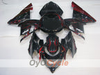 Injection Fairing kit for 04-05 NINJA ZX-10R - Red, Black - Flame #OYO87901540