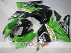 Injection Fairing kit for 04-05 NINJA ZX-10R - Green, Black - MAXXIS #OYO87901543