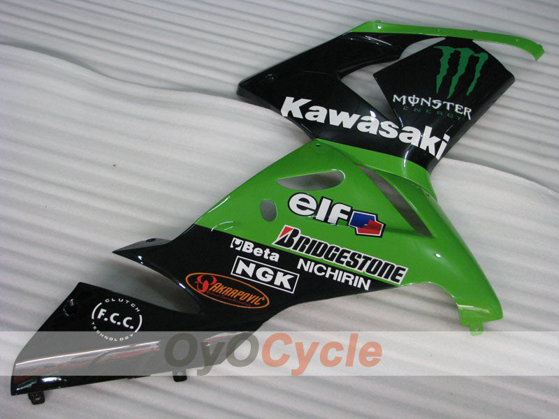 Left & Right Side Fairing For Kawasaki 04-05 Ninja ZX-10R #OYO87913333