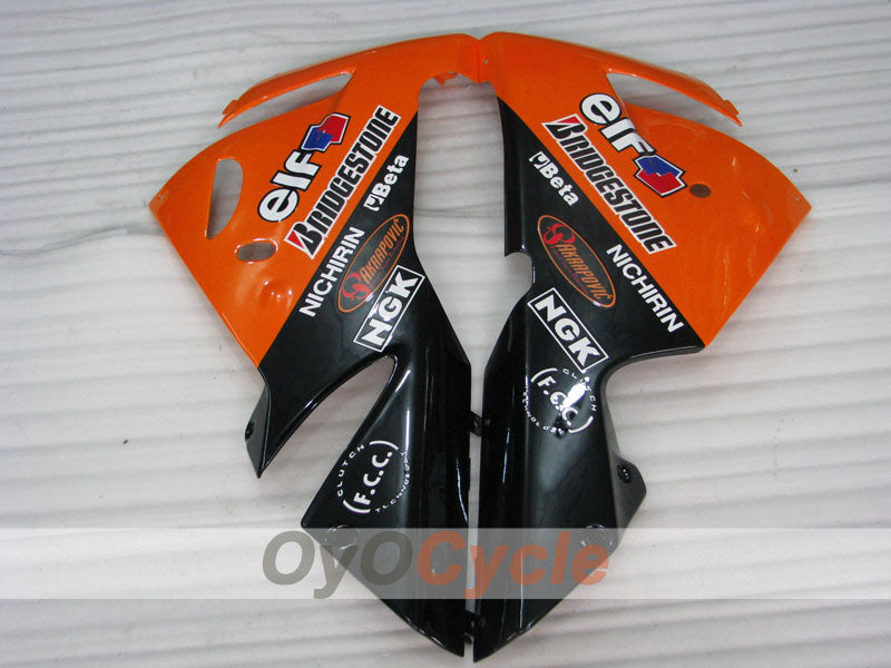 Injection Fairing kit for 04-05 NINJA ZX-10R - Orange, Black - Monster #OYO87901546