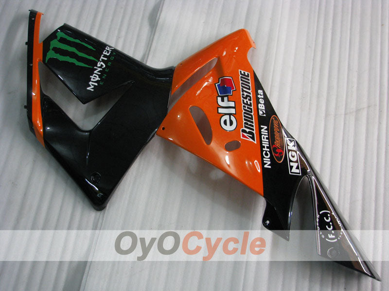 Left & Right Side Fairing For Kawasaki 04-05 Ninja ZX-10R #OYO87913337