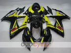 Injection Fairing kit for 06-07 GSX R600 - Yellow, Black - Factory Style #OYO87901556