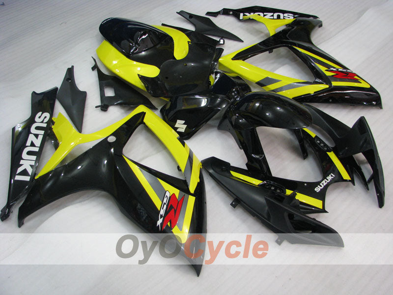 Injection Fairing kit for 06-07 GSX R750 - Yellow - Factory Style #OYO87901325