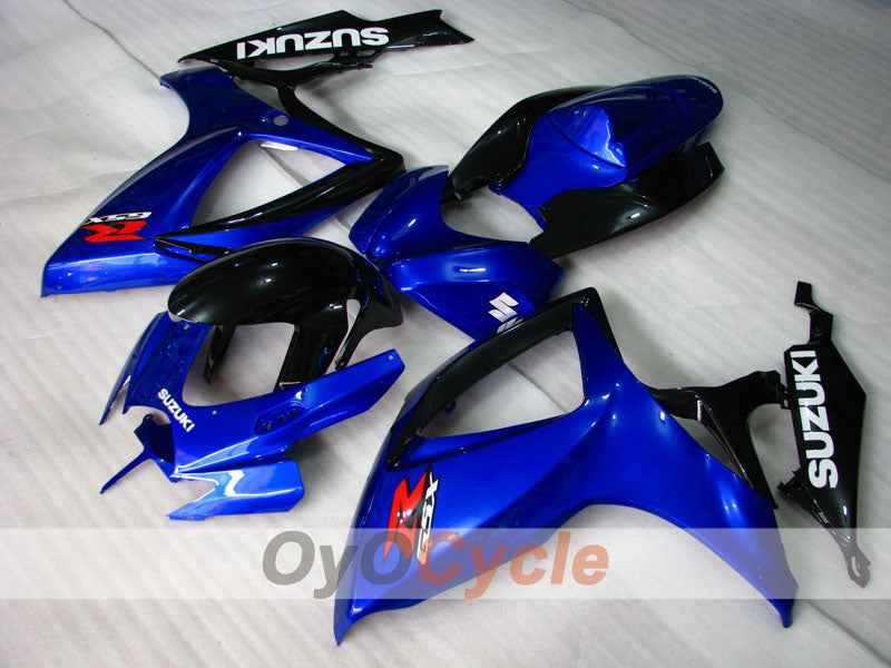 Injection Fairing kit for 06-07 GSX R750 - Blue, Black - Factory Style #OYO87901327 Main image