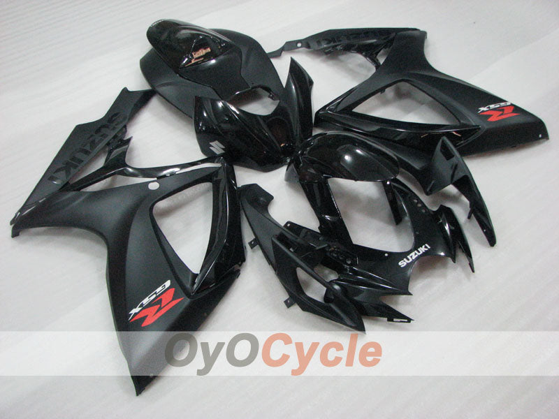 Injection Fairing kit for 06-07 GSX R750 - Black, Matte - Factory Style #OYO87901328 Main image