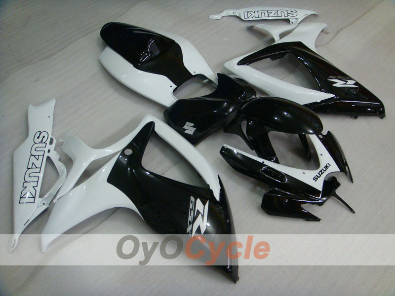 Injection Fairing kit for 06-07 GSX R600 - White, Black - Factory Style #OYO87901570