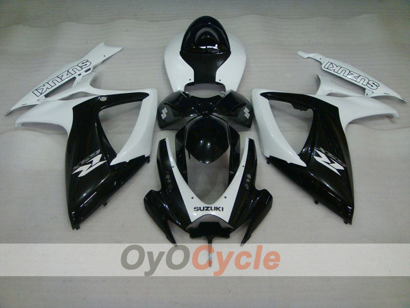 Injection Fairing kit for 06-07 GSX R600 - White, Black - Factory Style #OYO87901570 Secondary image