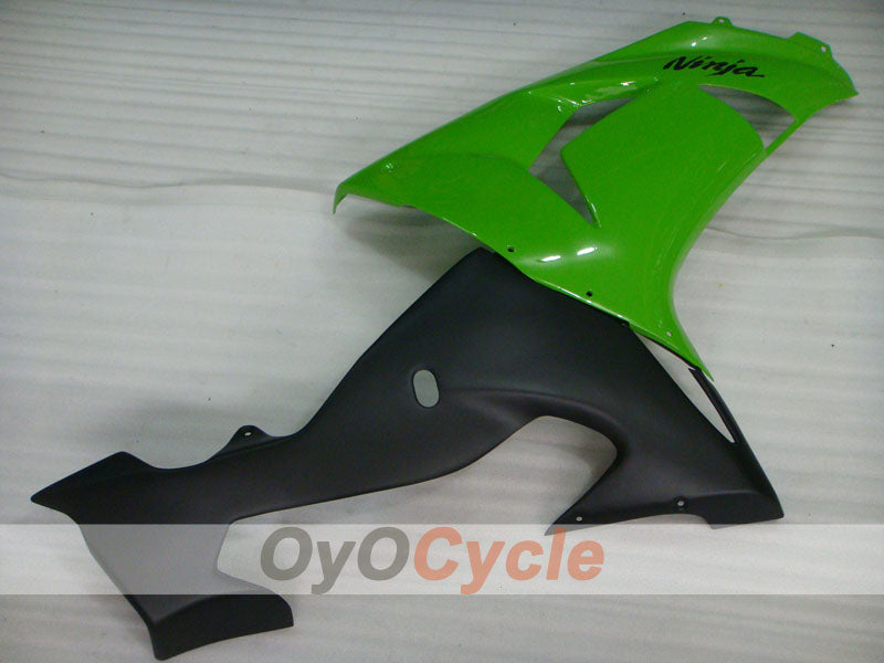Injection Fairing kit for 06-07 NINJA ZX-10R - Green, Black - Factory Style #OYO87901584