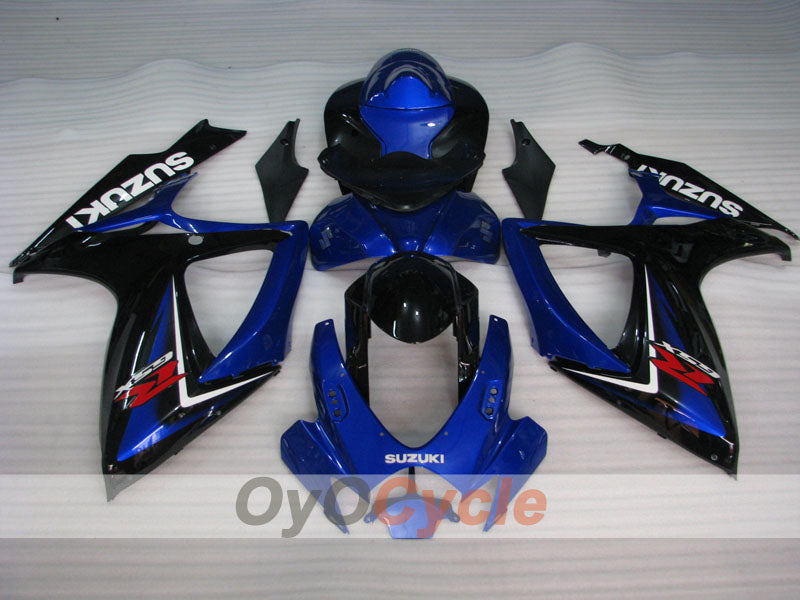 Injection Fairing kit for 06-07 GSX R750 - Blue, Black - Factory Style #OYO87901347