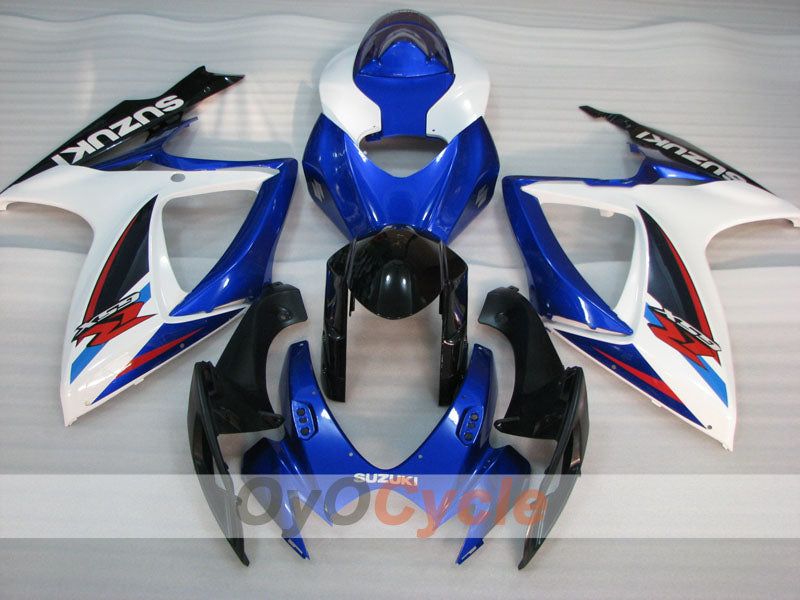Injection Fairing kit for 06-07 GSX R750 - Blue, White - Factory Style #OYO87901348