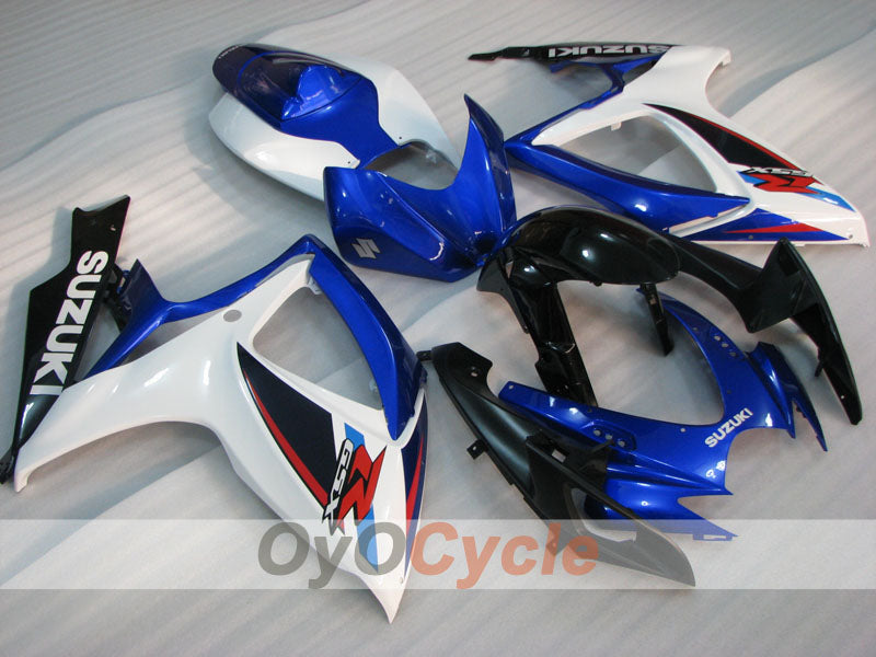 Injection Fairing kit for 06-07 GSX R750 - Blue, White - Factory Style #OYO87901348