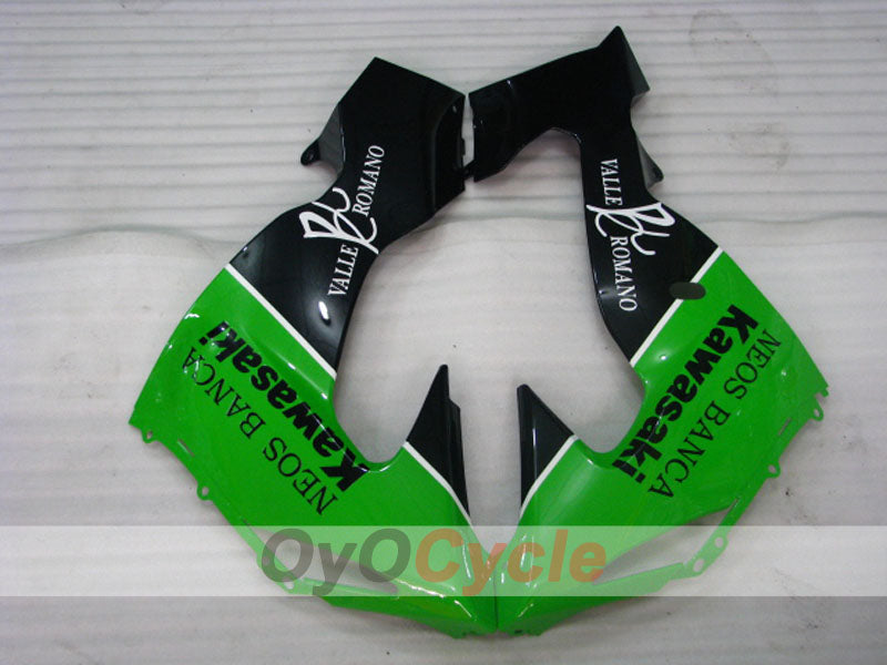Injection Fairing kit for 06-07 NINJA ZX-10R - Green, Black - Factory Style #OYO87901589