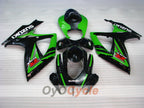 Injection Fairing kit for 06-07 GSX R750 - Green, Black - Factory Style #OYO87901350