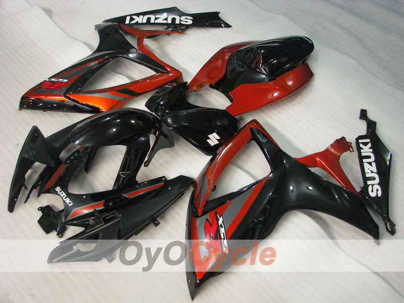 Injection Fairing kit for 06-07 GSX R600 - Red, Black - Factory Style #OYO87901592 Secondary image