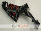 Injection Fairing kit for 06-07 NINJA ZX-10R - White, Black - Flame #OYO87901599