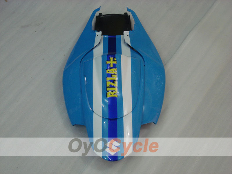 Injection Fairing kit for 06-07 GSX R750 - Blue, Black - Rizla+ #OYO87901368
