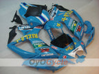 Injection Fairing kit for 06-07 GSX R750 - Blue, Black - Rizla+ #OYO87901368